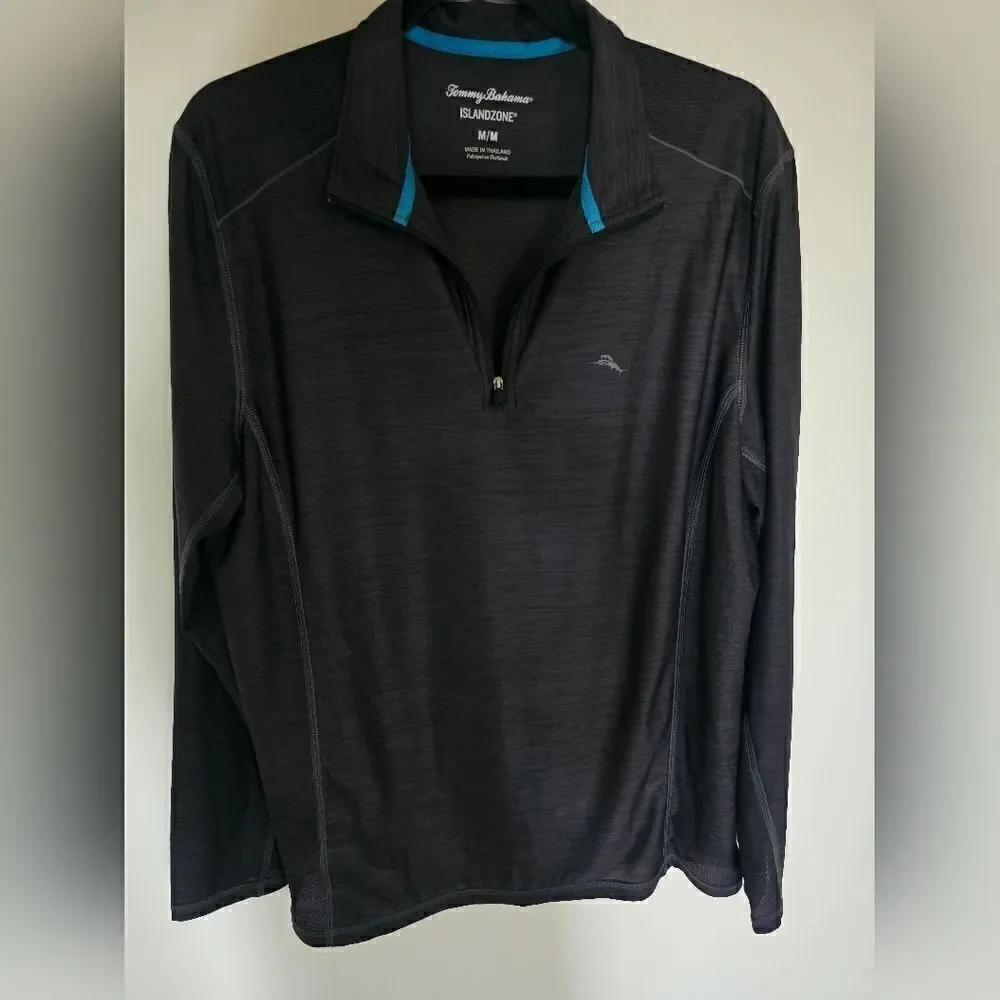 Tommy Bahama Mens Half Zip Island-Zone Sweatshirt
